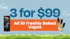 3 Freshly Baked 1G Vapes for $99 - Carts and Disposables