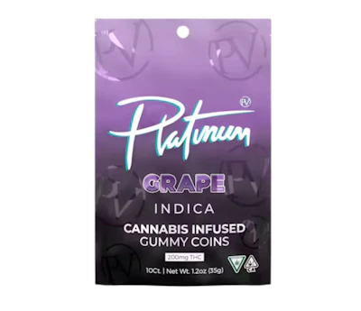 Platinum - 200mg Gummies - Grape