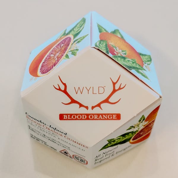 Blood Orange 1:1 THC:CBC (S) - 10pk | 100mg Gummies - WYLD