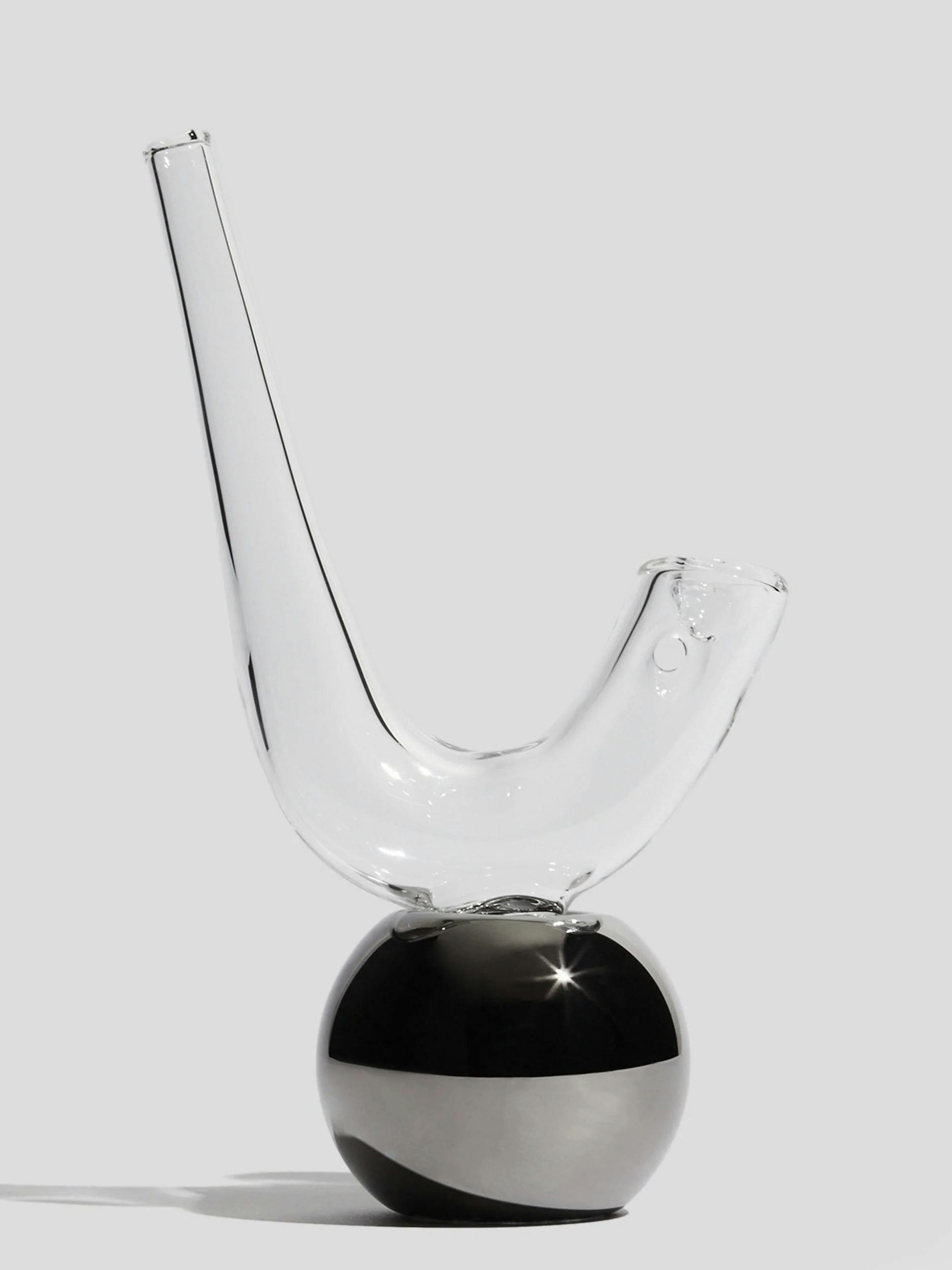 Amitha Magritte Pipe | Silver - ACCESSORIES cannabis product, N/A