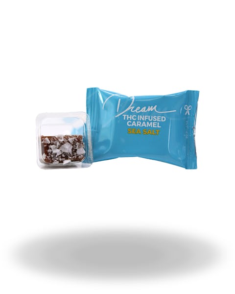 Product: Dream Edibles | Sea Salt Caramel 1:1 THC:CBD | 10mg:10mg