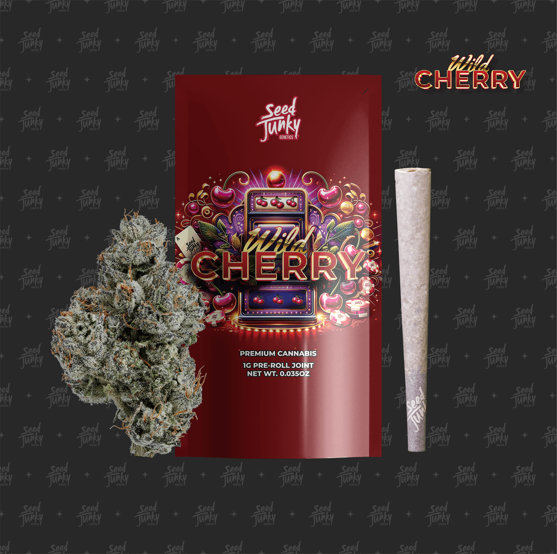 Product: SEED JUNKY | WILD CHERRY | PRE-ROLL HYBRID
