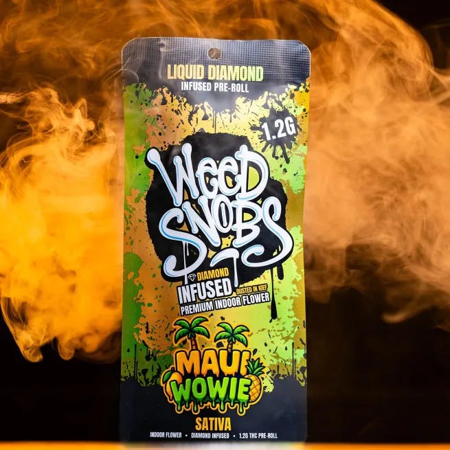 Weed Snobs - 1.2g Liquid Diamond Infused Preroll - Maui Wowie