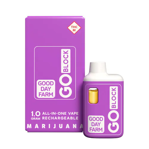 GDF: GO Block Vape | Grape Soda | All-In-One | 1g-1