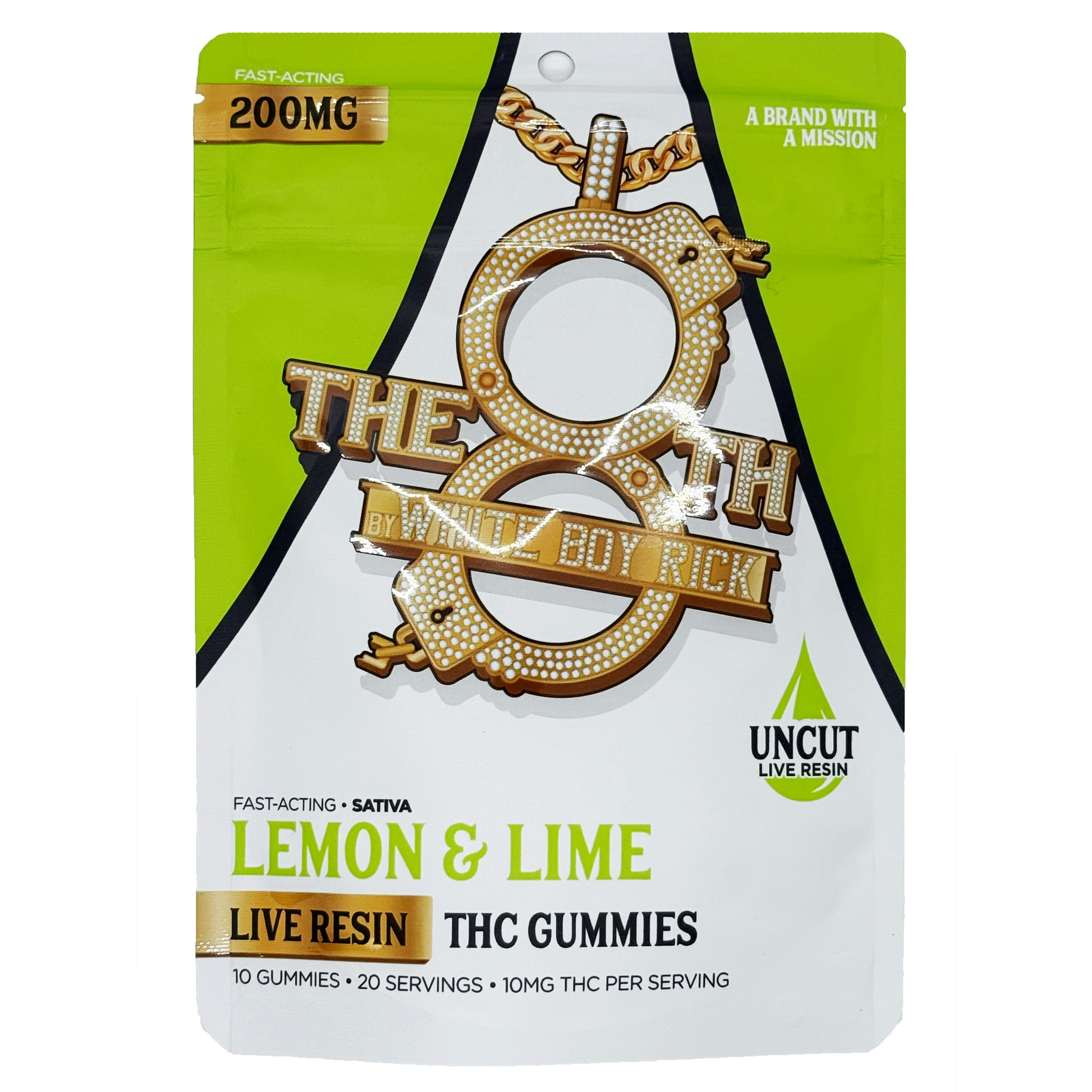 The 8th By White Boy Rick Lemon & Lime Fast-Acting Live Resin