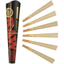 RAW | Black 1 1/4 | Classic | 6 Pack