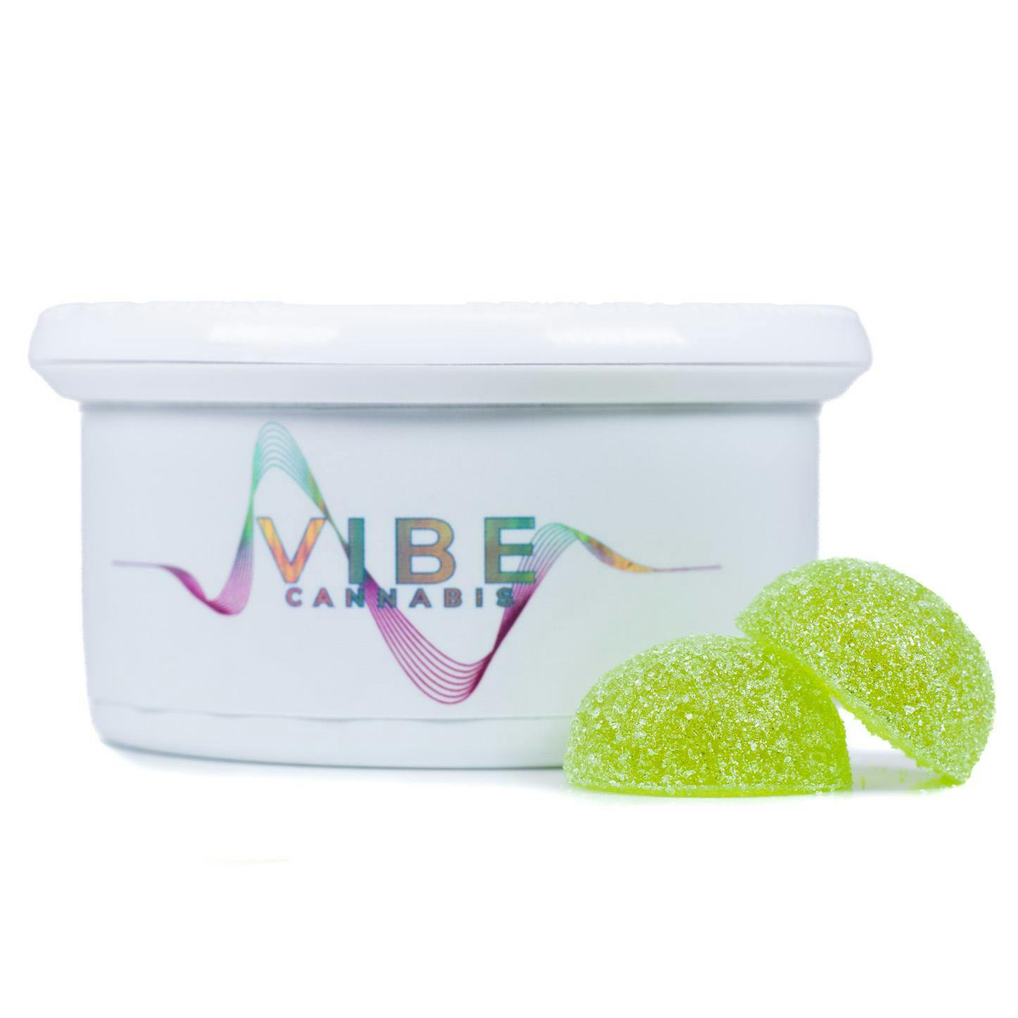 Vibe Cannabis Green Apple Cotton Candy - Solventless Gummies - 250mg ...