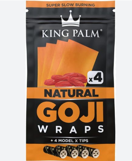 Product: King Palm | Goji Wraps | Natural | 4pk