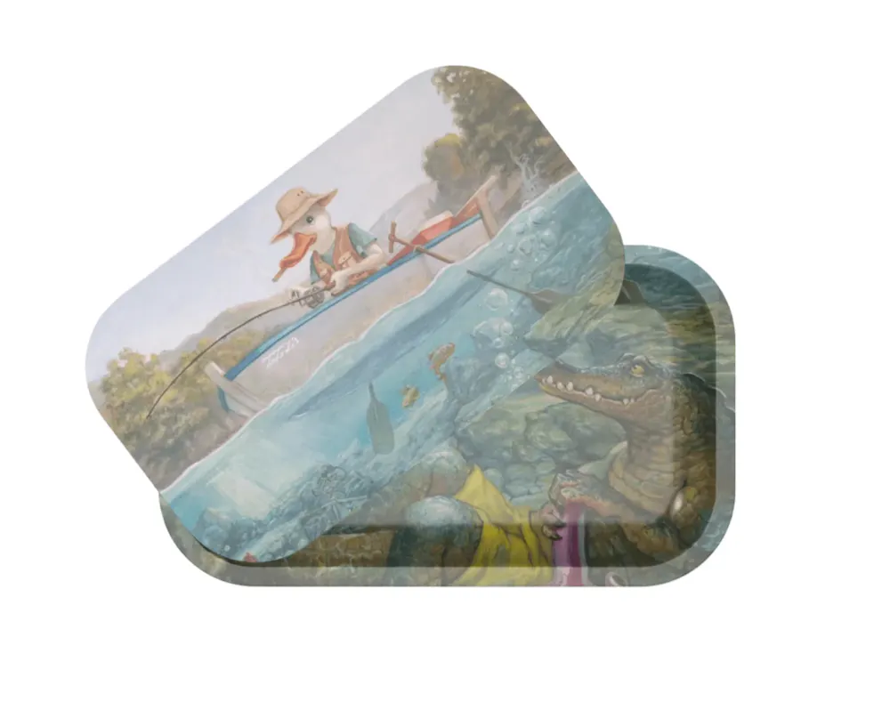 Product ZZZ's - Rolling Tray w/ Magnetic Cover by Joaquin Carreño (Metal, 11x7)