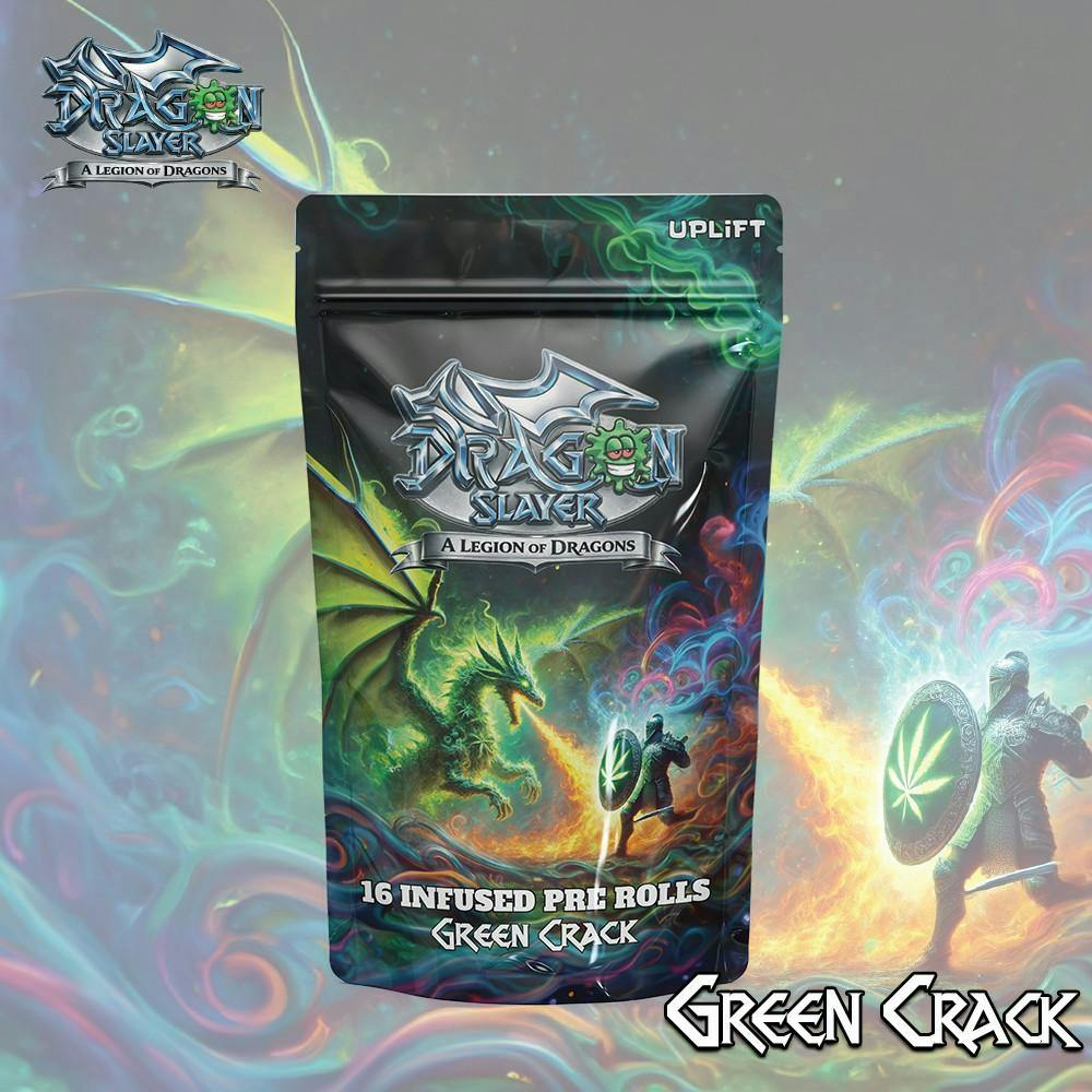 Dragon Slayer - 16-Pack .8g Infused Prerolls - Green Crack