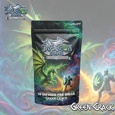 Dragon Slayer - 16-Pack .8g Infused Prerolls - Green Crack - PRE_ROLLS by Dragon Slayer at King of Budz