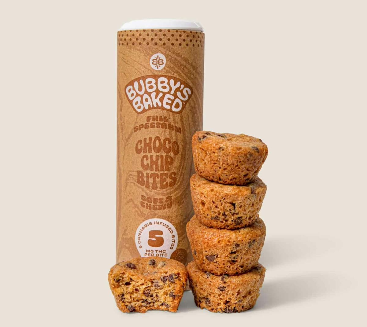 Photo of Choco Chip Cookie Bites 25mg Bubby’s Baked Goods