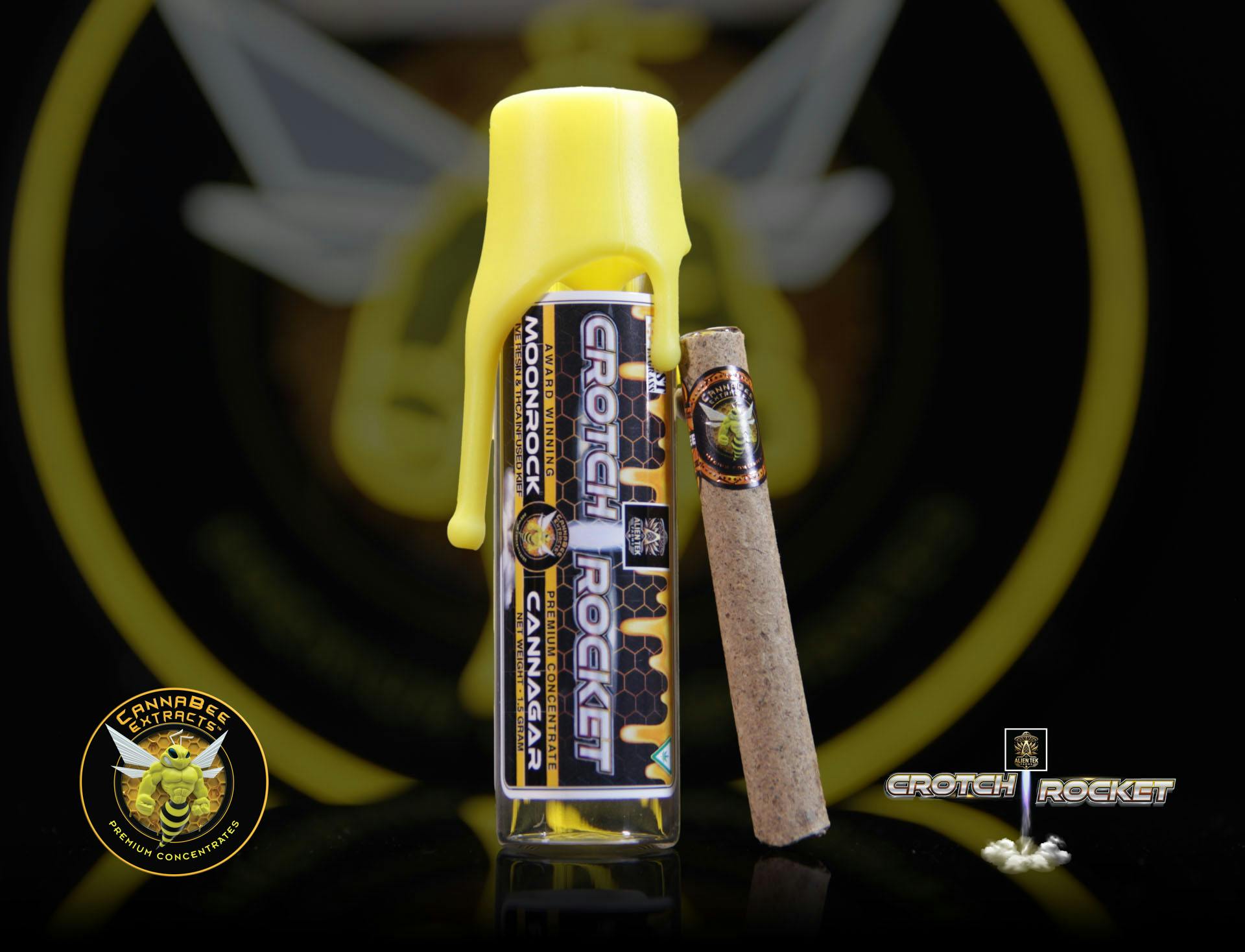 Canna Bee | Crotch Rocket | Moon Rock Infused Cannagar Hybrid