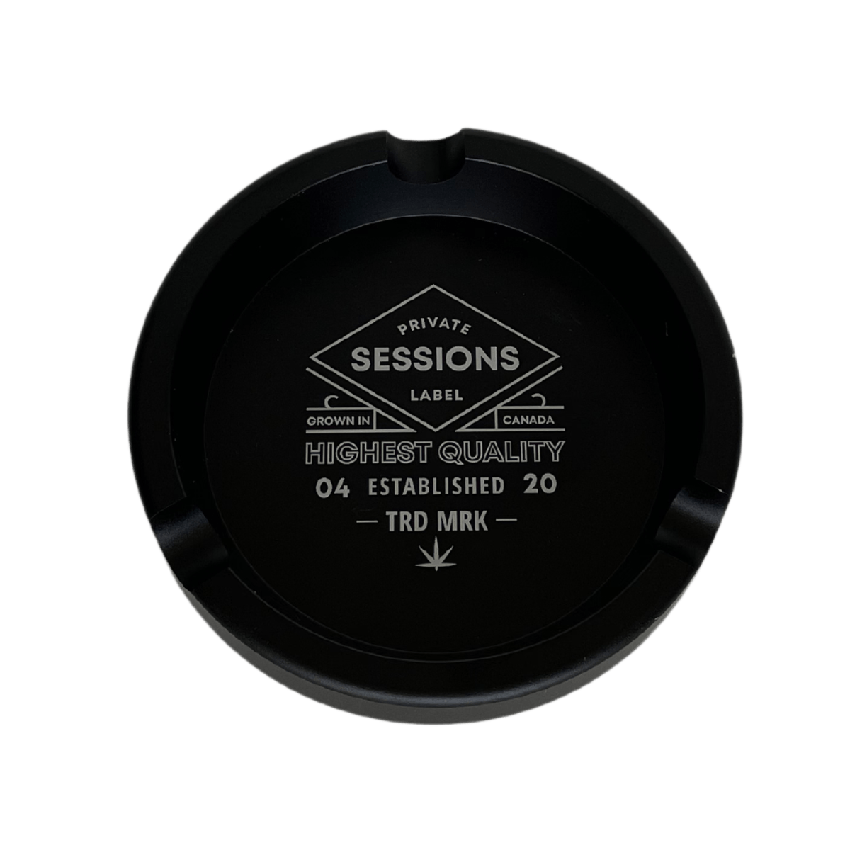 Sesh logo ashtray - black-0