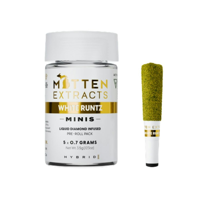 Mitten Extracts - White Runtz 5pk Infused PR