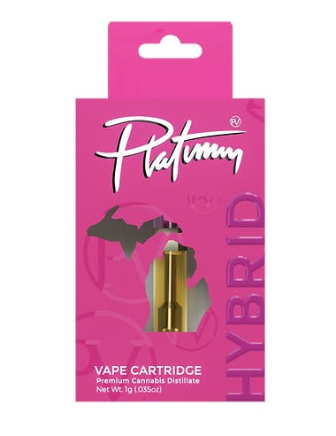 Product: Platinum Vape | Vape Cart - 1g - Lemon Cherry Gelato (Hybrid)