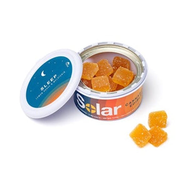 Lemon Agave Sleep Gummies (Melatonin) 20pk 100mg - Solar Therapeutics