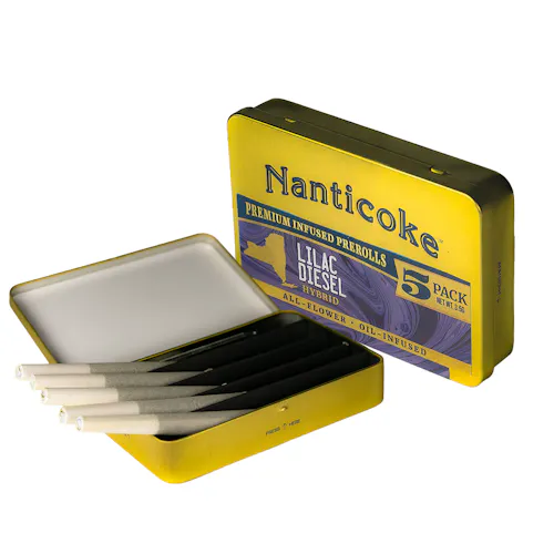 Nanticoke Lilac Diesel Infused Preroll .7g 5pk-1