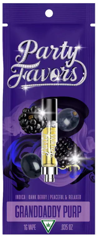 Party Favors Distillate Vape Cartridge - Granddaddy Purp | NOXX