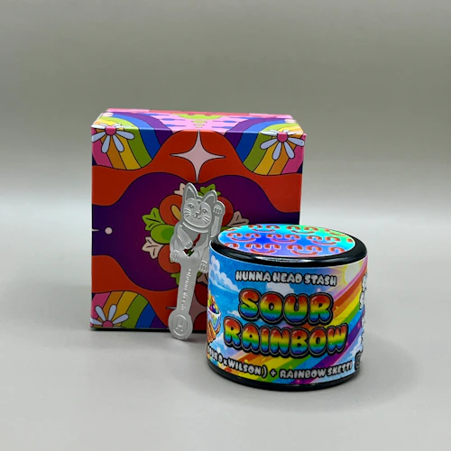 Hunna - 2g Live Hash Rosin Head Stash - Sour Rainbow