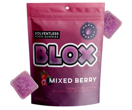 Blox | Mixed Berry | Solventless Edibles | 10 Pieces | 100mg THC