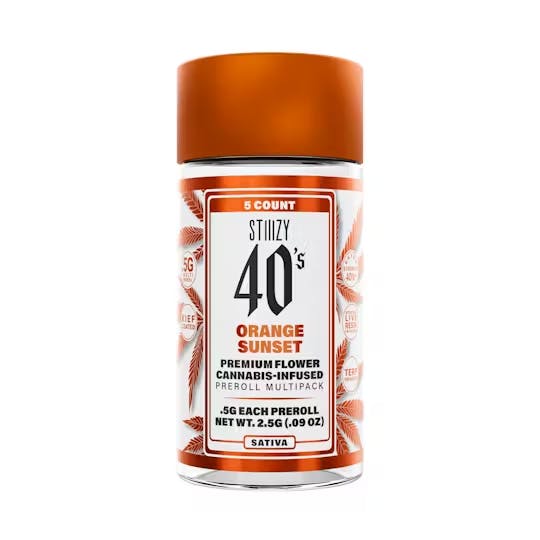Stiiizy | Orange Sunset | Infused Pre-Roll 5pk | 2.5g