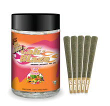 Cali-Blaze - 5-Pack .7g Infused Prerolls - Fruit Punch