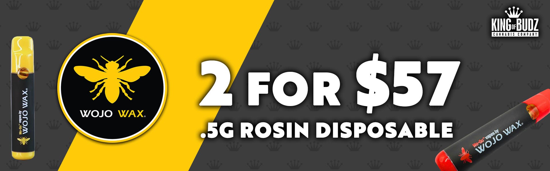 Wojo Co .5g Rosin Disposable - 2/$57