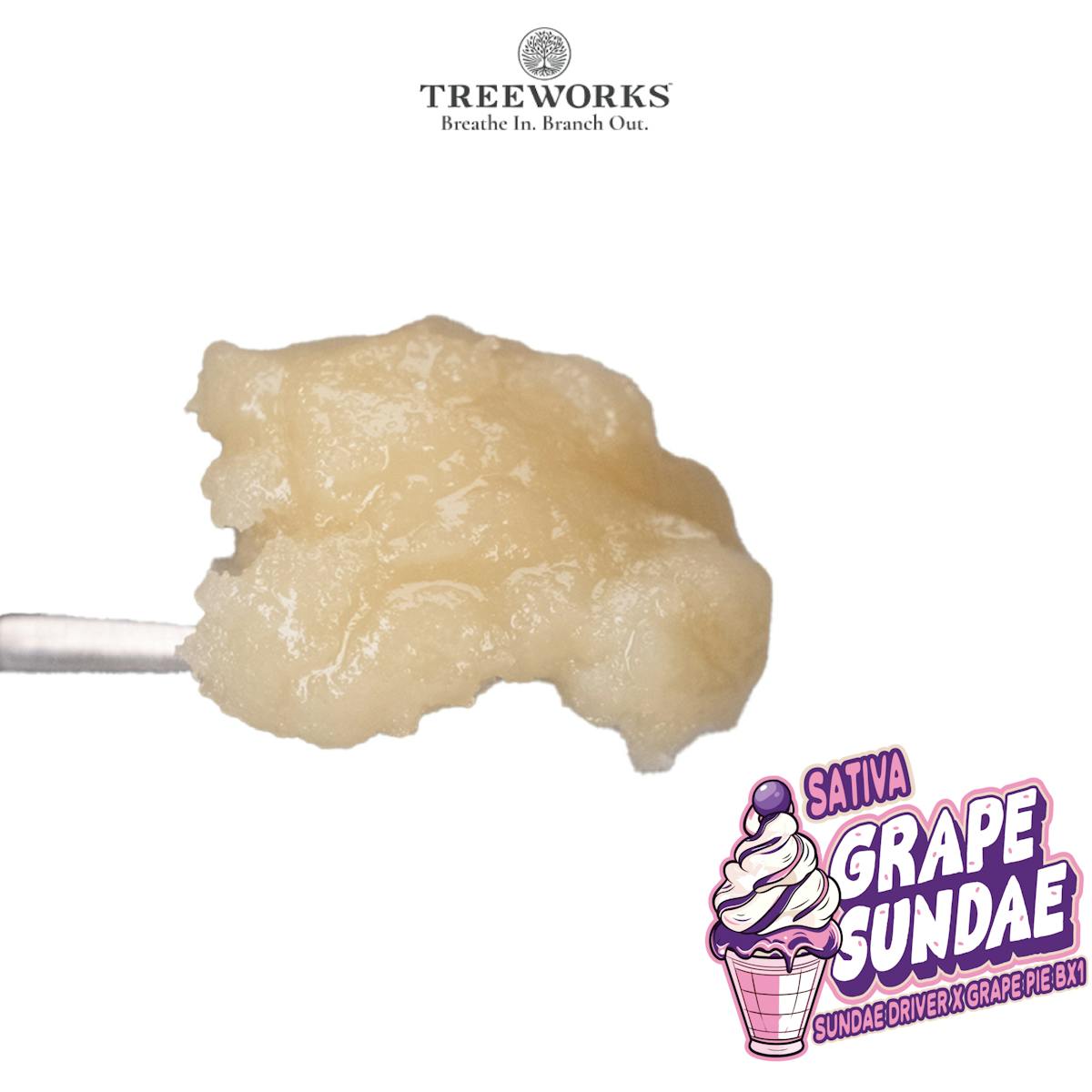 Photo of Grape Sundae 1g Live Hash Rosin Cold Cure Treeworks