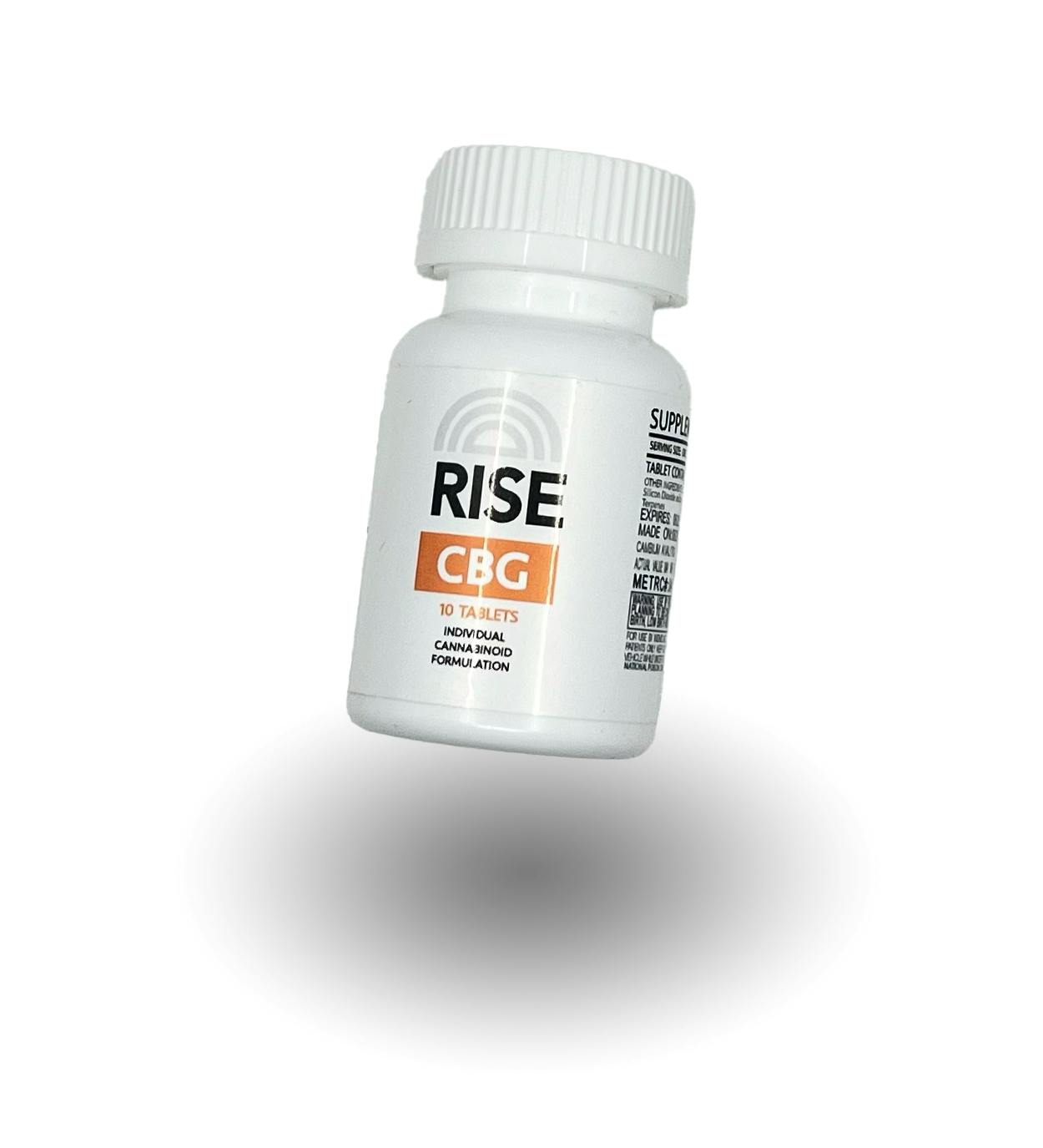 RISE CBG Tablets 100mg Edibles New Standard