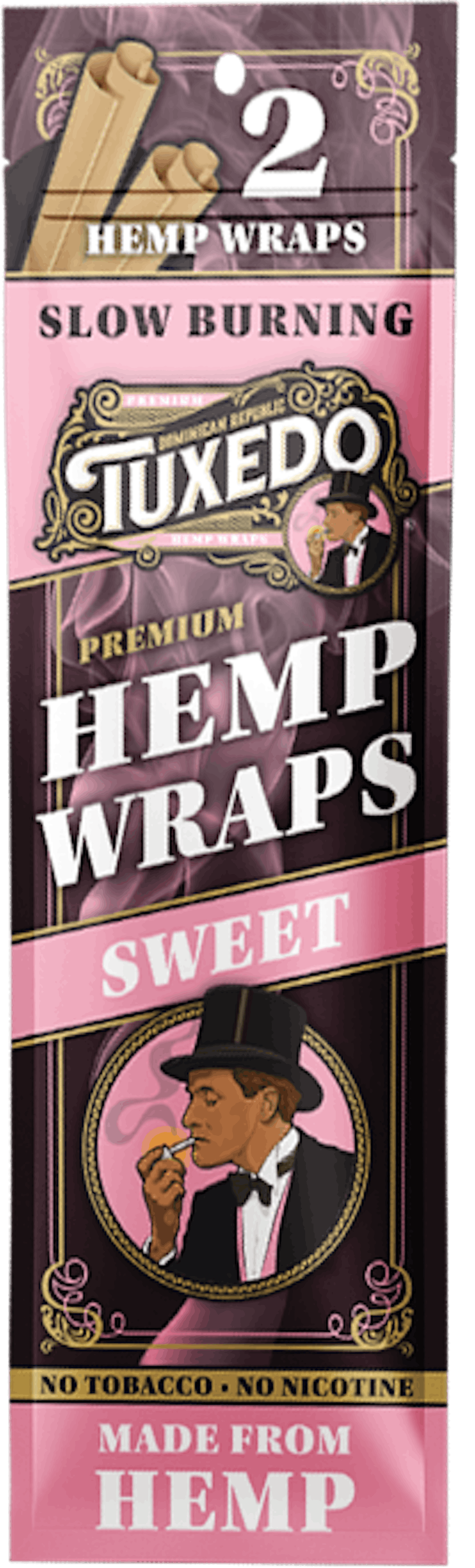 Image of Sweet | 2pk Hemp Wraps | Tuxedo