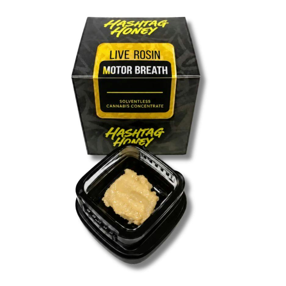 Product Hashtag Honey - Motor Breath - 2g - Live  Hash Rosin Jar
