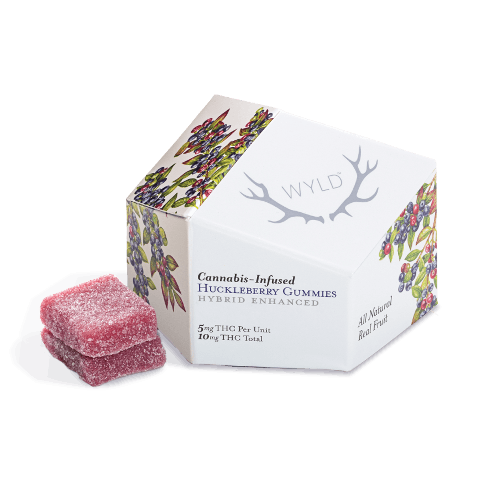 Wyld - real fruit huckleberry gummies | 2-pack-3