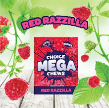 Choice MEGA Chews - 200mg Gummies - Red Razzilla (S)