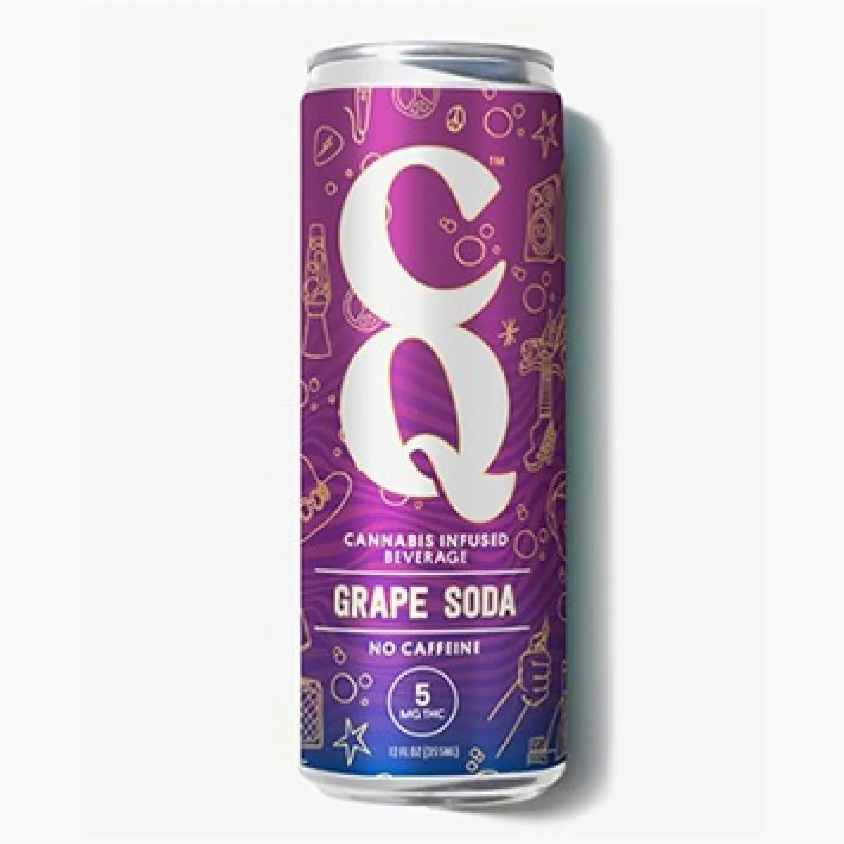 CQ Grape Soda Infused Beverage 5mg at Green Choice Dispensary - Retail