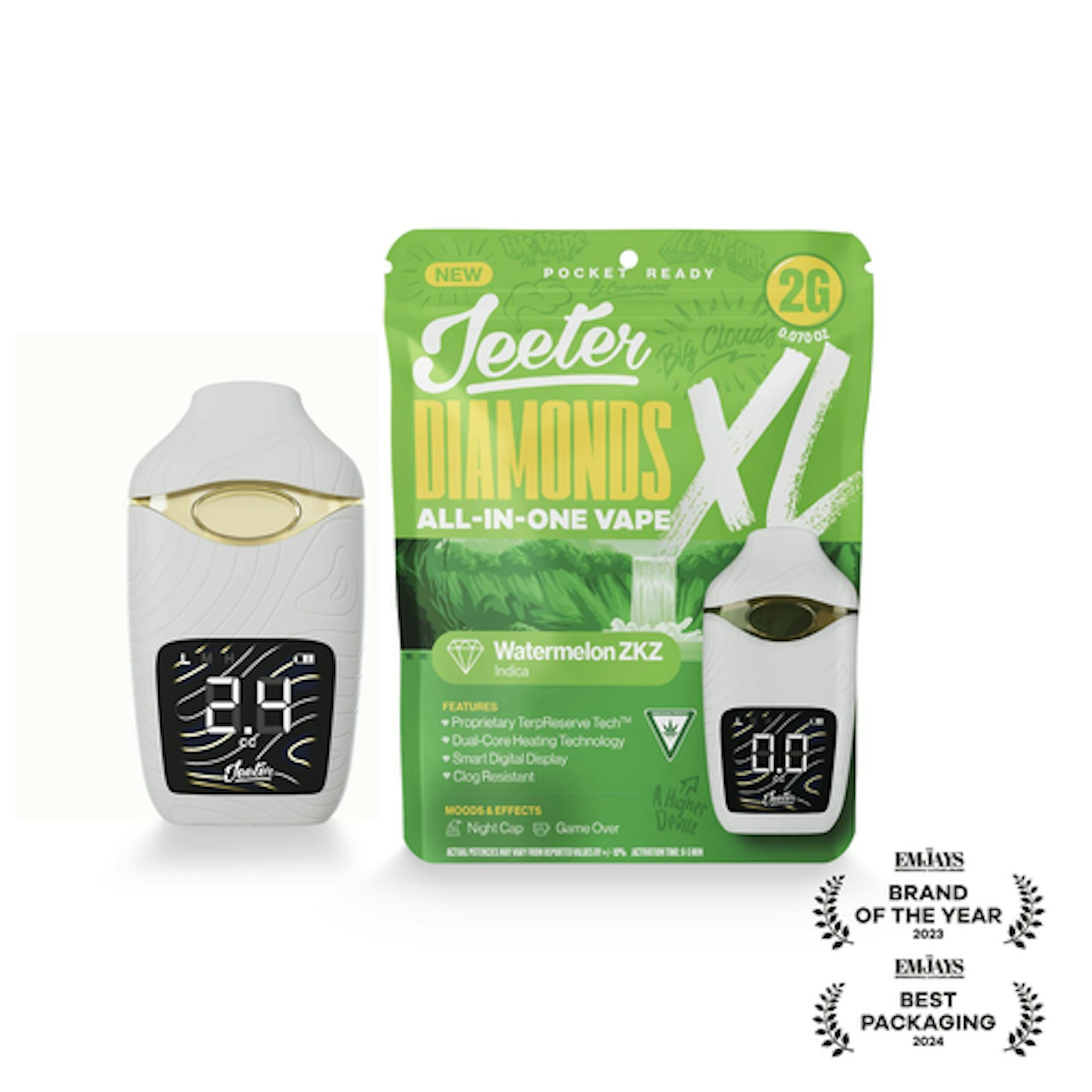 Jeeter AIO XL - Watermelon ZKZ Liquid Diamond Disposable