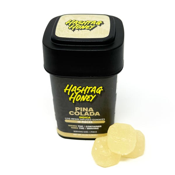 Hashtag Honey Pina Colada Live Resin Gummy