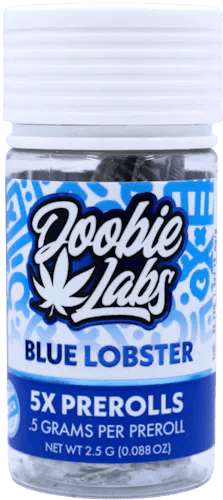 Product Doobie Labs - Blue Lobster - 2.5g - 5pk - Prerolls