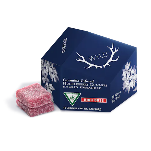 200mg | Huckleberry Hybrid Enhanced Gummies-active