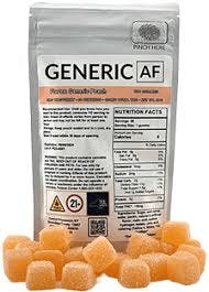 image of Generic AF | Gummy | Peach | 100mg 20pk