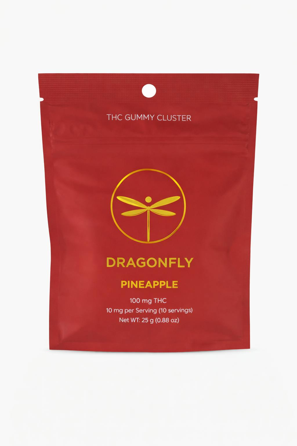 Dragonfly - 100mg Gummies Cluster - Pineapple