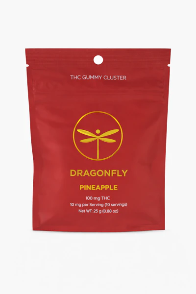 Dragonfly - 100mg Gummies Cluster - Pineapple