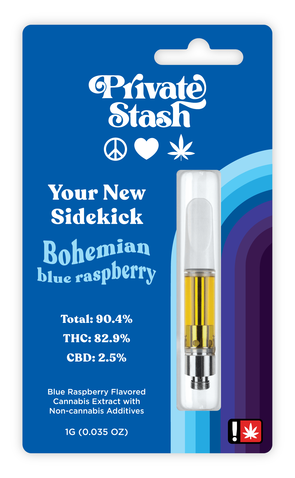 Bohemian Blue Raspberry Cartridge | 1g | Homegrown Oregon - Lansing