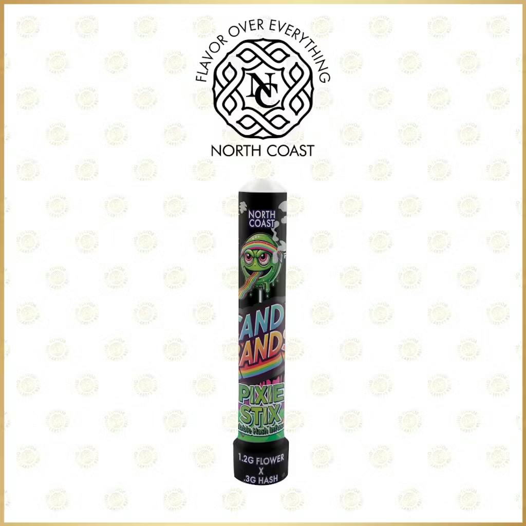 North Coast x Premier x Pure Coast - 1.5g Hash Joint Pixie Stix Tier 1 - Grape Zlush