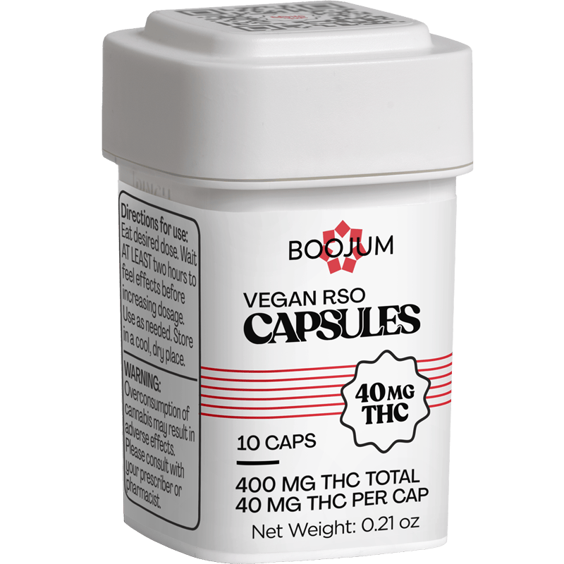 RSO Unflavored Capsules 400mg (10-Pack | 40mg Each)