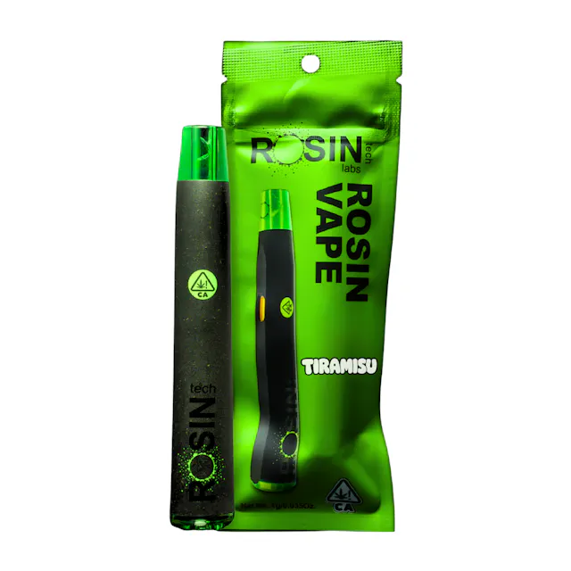 Rosin Tech Labs Rosin Vape Tiramisu 1g (indica hybrid, live rosin disposable)