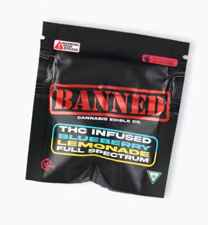 Banned - Blueberry Lemonade - 200mg Single Gummy