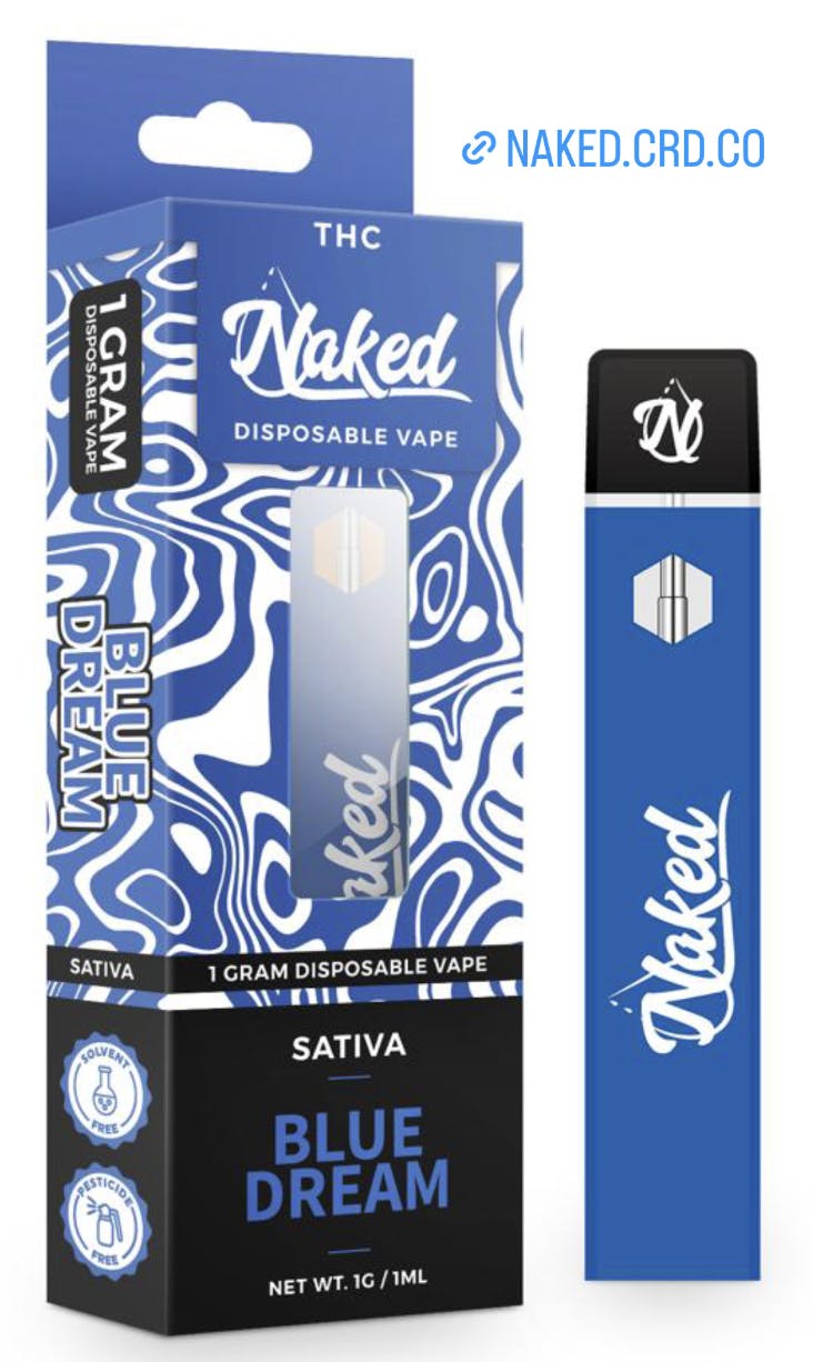 Product: Naked Extracts | Disposable Vape - Blue Dream - 1g