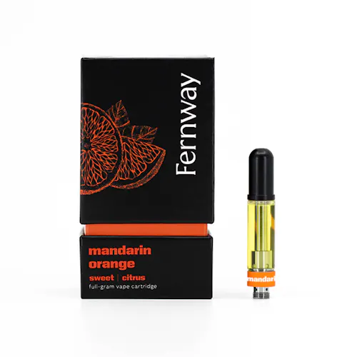 Fernway – Mandarin Orange 1g Distillate Vape Cartridge (S)-active