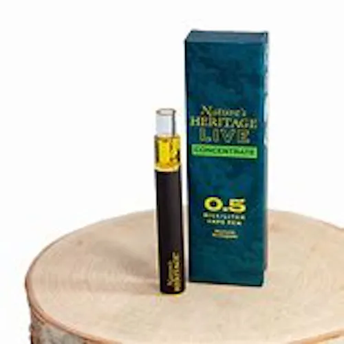Natures Heritage Sour Pink Lychee Live Resin Disposable 0.5g/-1